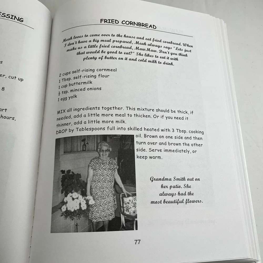 Southern Appalachian Family Cookbook VA TN Scraps & Scratches Recipes 2006 Vtg